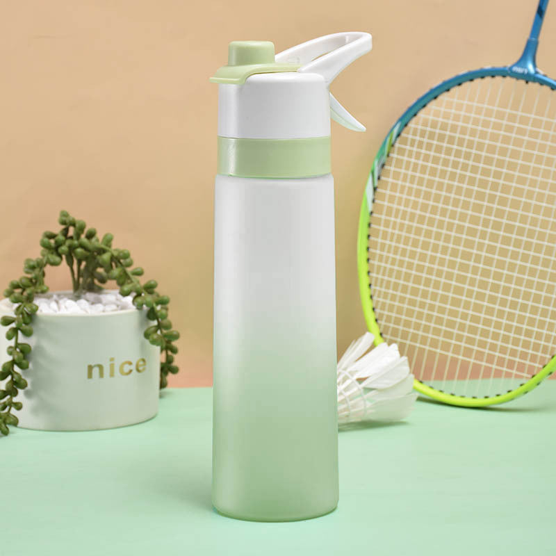 Stay Hydrated Anywhere: Leakproof Spray Water Bottle with Convenient Handle Strap