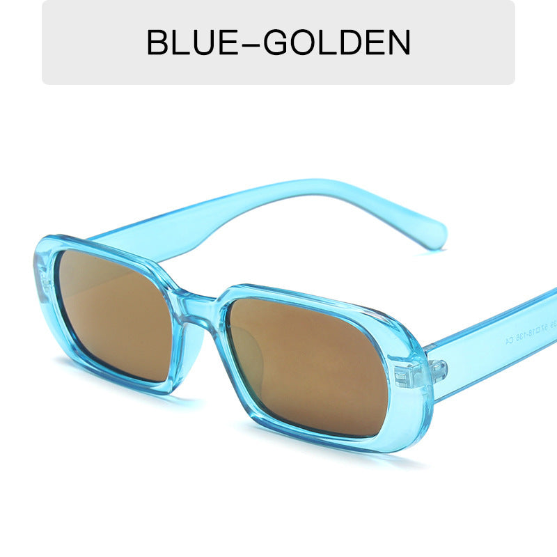 Vintage Vibes: Candy Color Retro Small Frame Sunglasses for Women