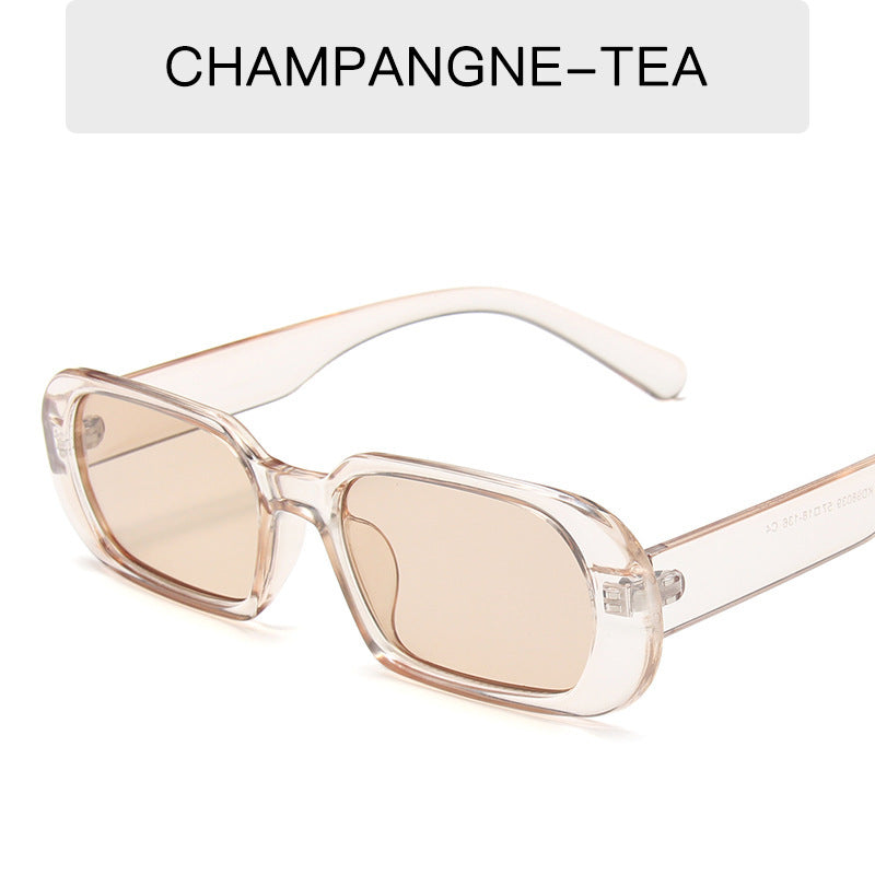 Vintage Vibes: Candy Color Retro Small Frame Sunglasses for Women