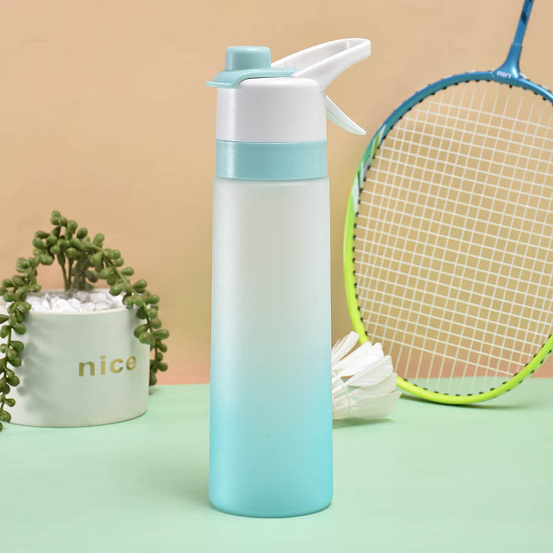 Stay Hydrated Anywhere: Leakproof Spray Water Bottle with Convenient Handle Strap