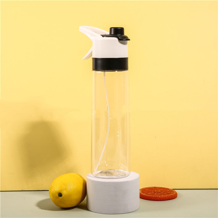 Stay Hydrated Anywhere: Leakproof Spray Water Bottle with Convenient Handle Strap