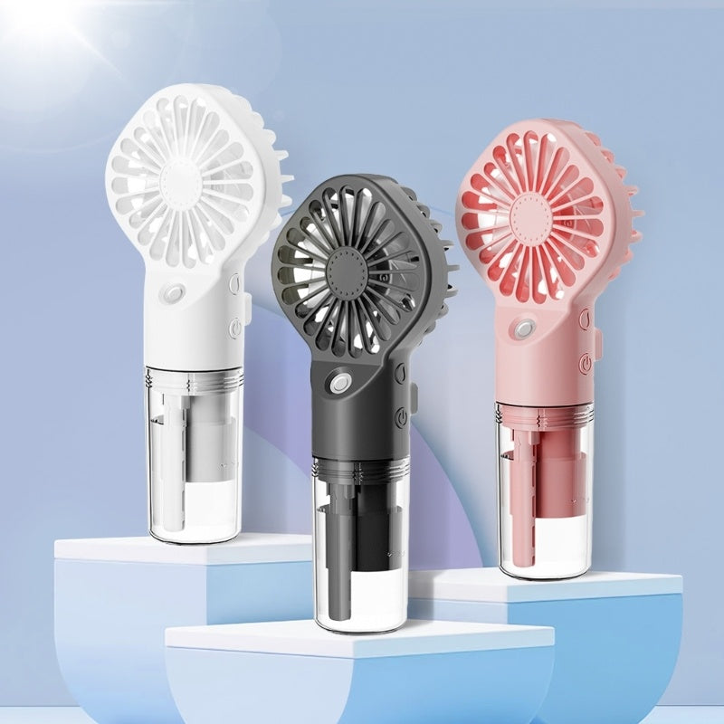 Ultimate Cooling: Strong Power Spray Humidification Small Fan with Nano Ice Fog