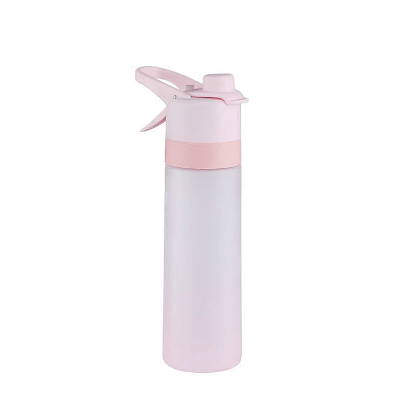 Stay Hydrated Anywhere: Leakproof Spray Water Bottle with Convenient Handle Strap