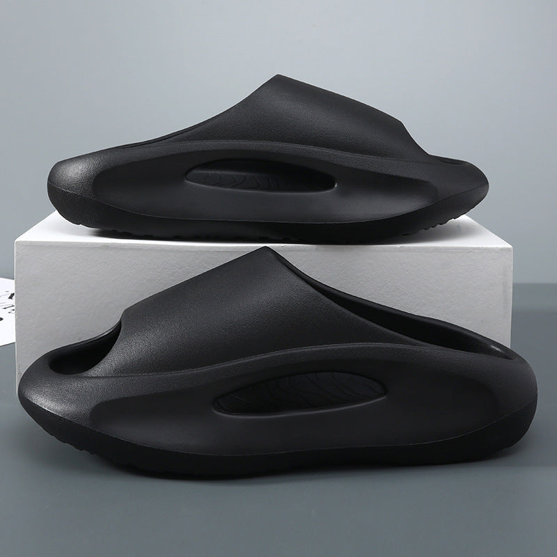 Stay Stylish and Comfortable: Breathable Hollow Peep Toe Slippers for Men and Women!