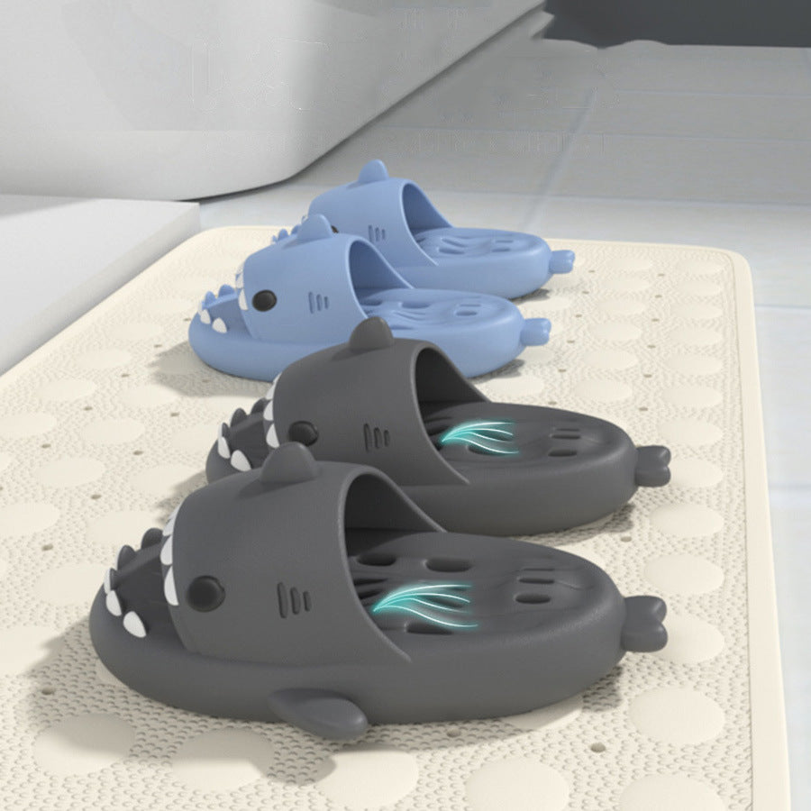 Shark Slippers: Dive into Comfort with Durable, Non-Slip Slides