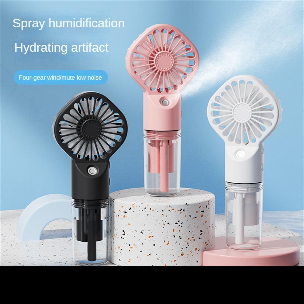 Ultimate Cooling: Strong Power Spray Humidification Small Fan with Nano Ice Fog