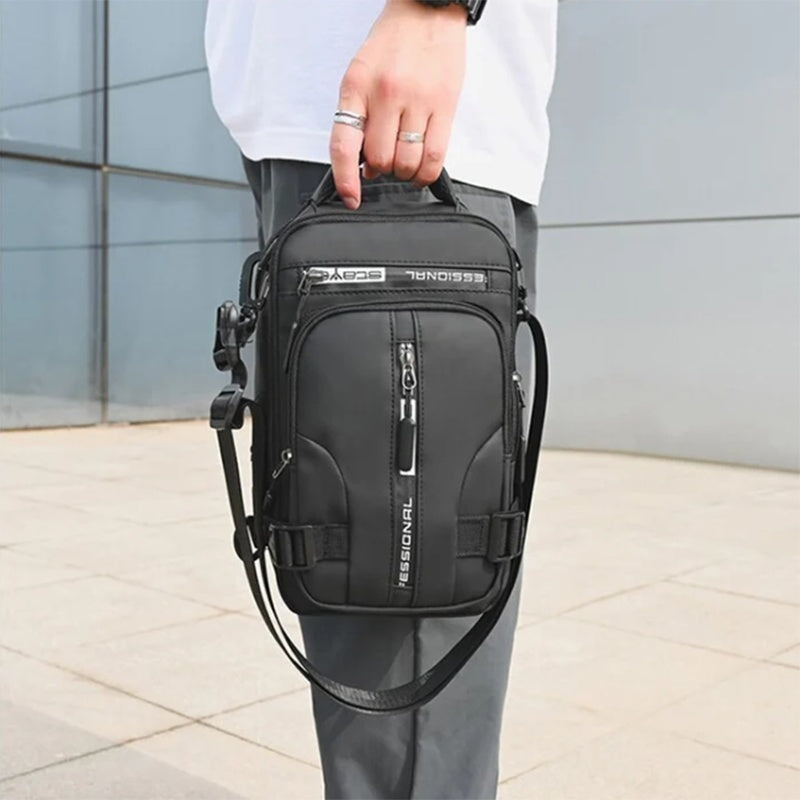 Durable Nylon Shoulder Bag with Stylish Features and Practical Design