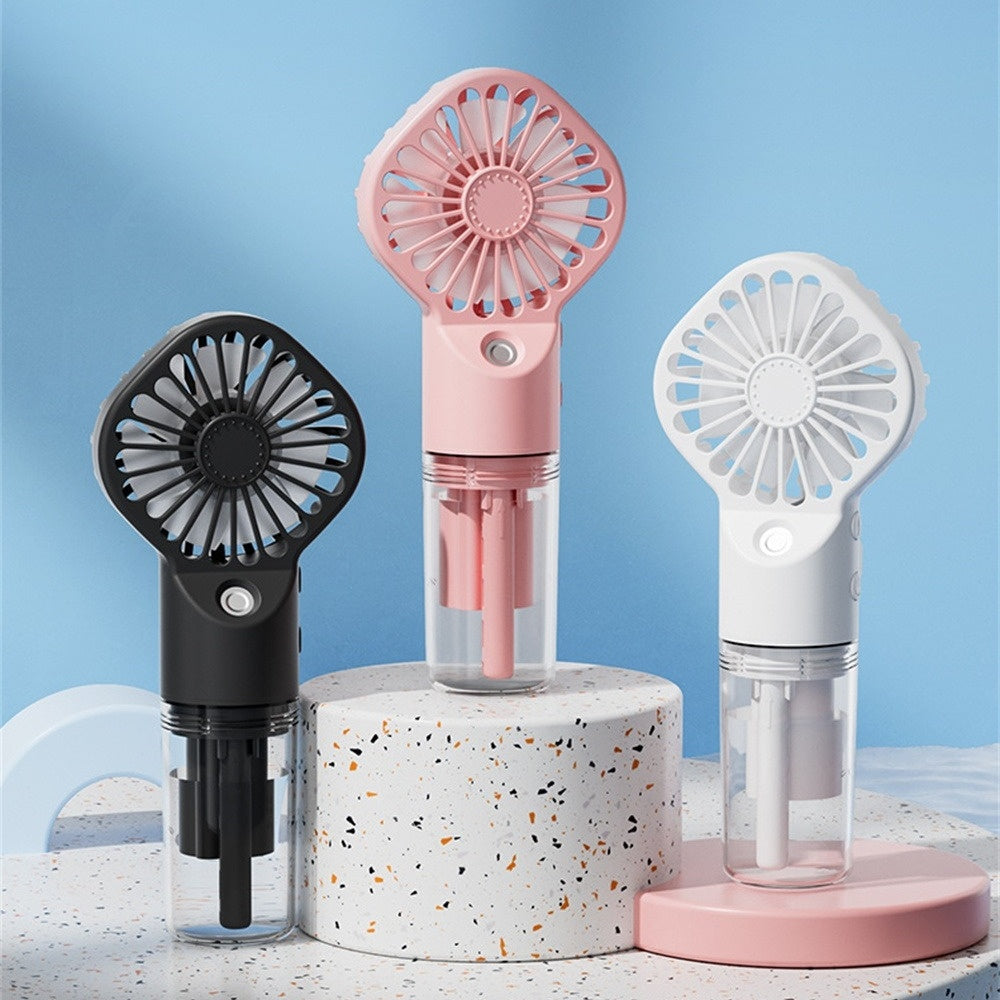 Ultimate Cooling: Strong Power Spray Humidification Small Fan with Nano Ice Fog