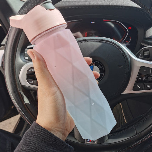 Stay Hydrated Anywhere: Leakproof Spray Water Bottle with Convenient Handle Strap