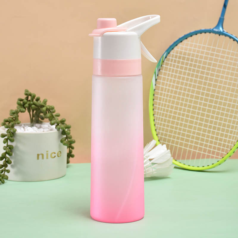 Stay Hydrated Anywhere: Leakproof Spray Water Bottle with Convenient Handle Strap